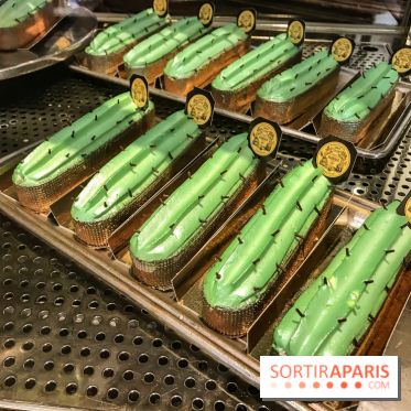 Thé glacé et éclair Tokyo Mojito chez Mariage Frères, les photos