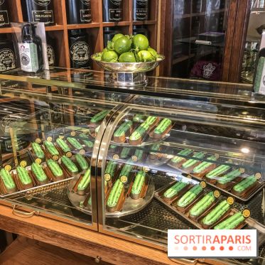 Thé glacé et éclair Tokyo Mojito chez Mariage Frères, les photos