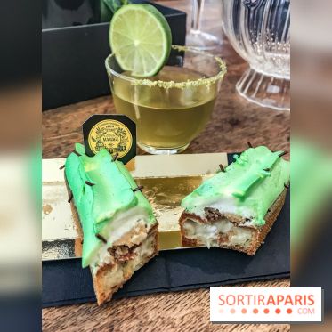 Thé glacé et éclair Tokyo Mojito chez Mariage Frères, les photos