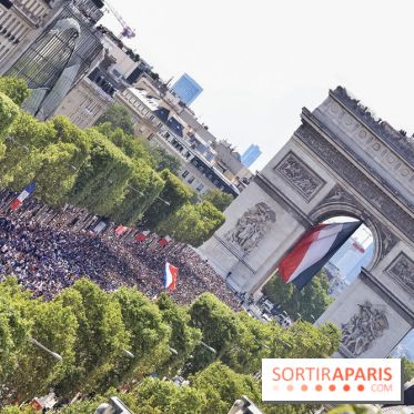 Défilé de l'Equipe de France sur les Champs-Elysées, les photos