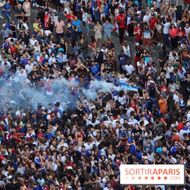 Défilé de l'Equipe de France sur les Champs-Elysées, les photos