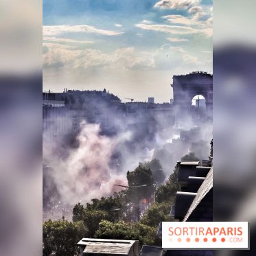 Défilé de l'Equipe de France sur les Champs-Elysées, les photos