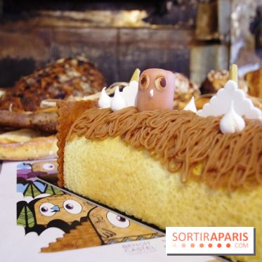 Bûche de Noël 2018 signée Benoit Castel x Bishopparigo