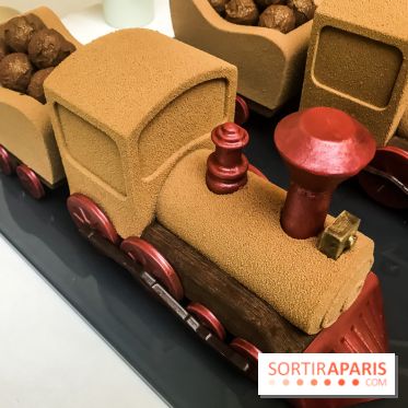La Bûche Shangri-là Express de Michaël Bartocetti pour Noël 2018