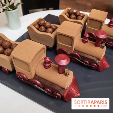 La Bûche Shangri-là Express de Michaël Bartocetti pour Noël 2018