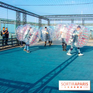 Animation de Bubble Foot sur la Tour Montparnasse