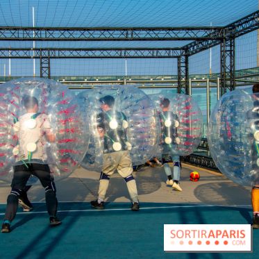 Animation de Bubble Foot sur la Tour Montparnasse