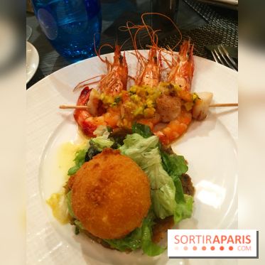 Carte des Frères Pourcel au Bar à Huitres 