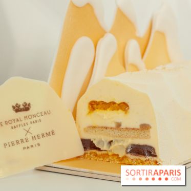 Bûche de Noël 2018 de Royal Monceau x Pierre Hermé