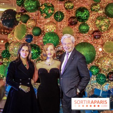 Inauguration du Sapin et des Vitrines des Galeries Lafayettes 2018