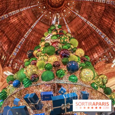 Inauguration du Sapin et des Vitrines des Galeries Lafayettes 2018