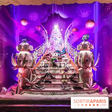 Inauguration du Sapin et des Vitrines des Galeries Lafayettes 2018