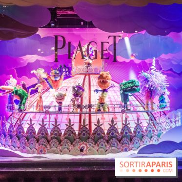 Inauguration du Sapin et des Vitrines des Galeries Lafayettes 2018