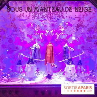 Inauguration du Sapin et des Vitrines des Galeries Lafayettes 2018