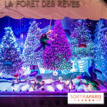 Inauguration du Sapin et des Vitrines des Galeries Lafayettes 2018