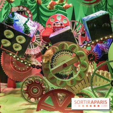 Inauguration du Sapin et des Vitrines des Galeries Lafayettes 2018