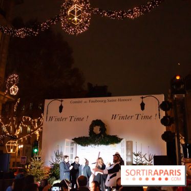 Illuminations de Noël 2018 rue du Faubourg Saint Honoré