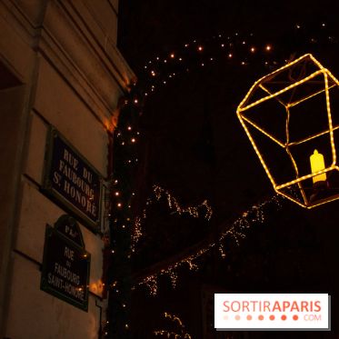 Illuminations de Noël 2018 rue du Faubourg Saint Honoré