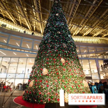 Illuminations de Noël 2018 au Forum des Halles avec Bérangère Krief