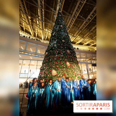 Illuminations de Noël 2018 au Forum des Halles avec Bérangère Krief