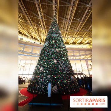 Illuminations de Noël 2018 au Forum des Halles avec Bérangère Krief