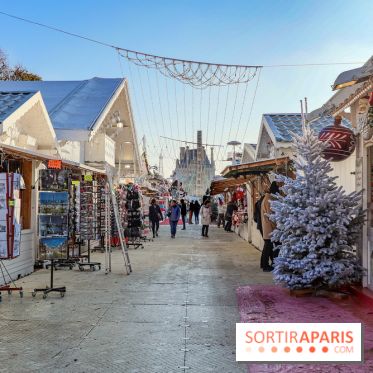Le Marché de Noël des Tuileries à Paris, allées