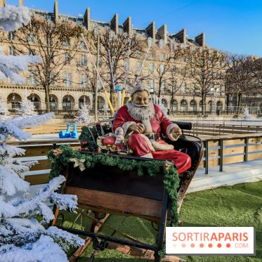 Le Marché de Noël des Tuileries à Paris, patinoire