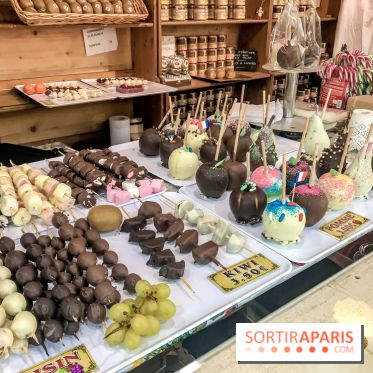 Le Marché de Noël des Tuileries à Paris, gourmandises