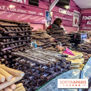 Le Marché de Noël des Tuileries à Paris, chocolats