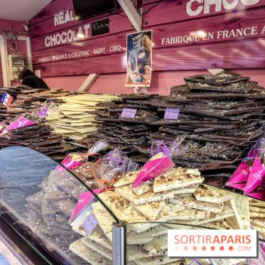 Le Marché de Noël des Tuileries à Paris, chocolats