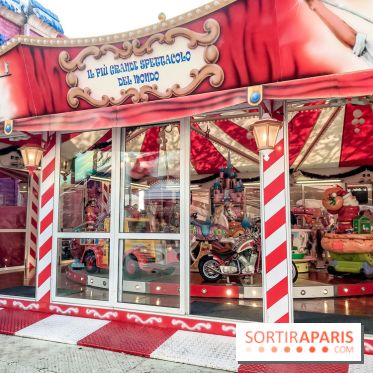 Le Marché de Noël des Tuileries à Paris, maneges