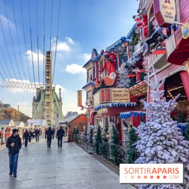 Le Marché de Noël des Tuileries à Paris, manèges