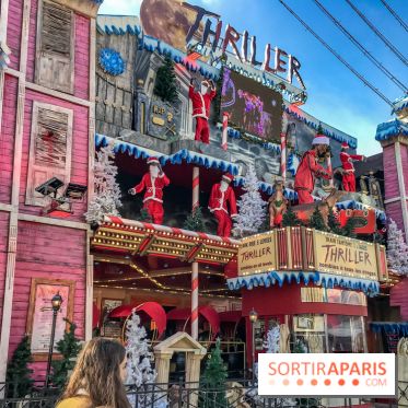 Le Marché de Noël des Tuileries à Paris, train fantôme