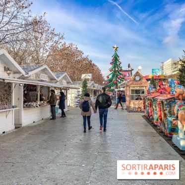 Le Marché de Noël des Tuileries à Paris, allée