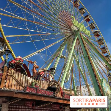 Le Marché de Noël des Tuileries à Paris, grande roue