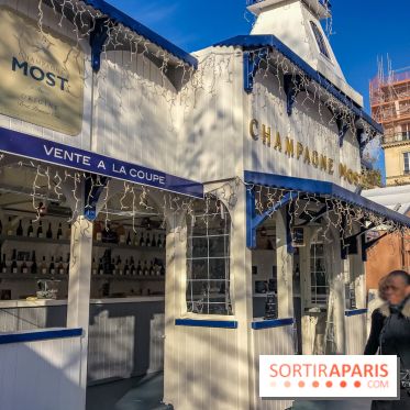 Le Marché de Noël des Tuileries à Paris, Champagne