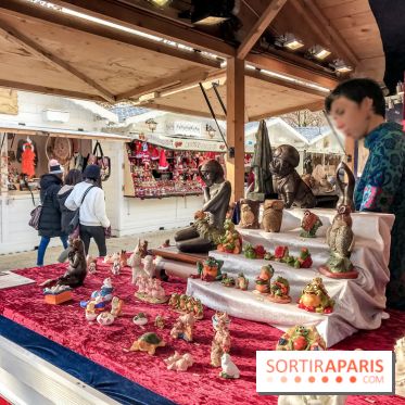 Le Marché de Noël des Tuileries à Paris, shopping