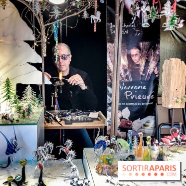 Le Marché de Noël des Tuileries à Paris, artisanat