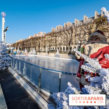 Le Marché de Noël des Tuileries à Paris, patinoire