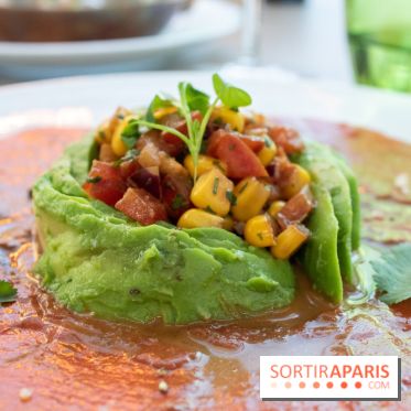 La City : carpaccio de bœuf et avocat salsa