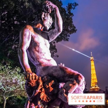 visuel Paris visuel  - palais galliera tour eiffel nuit