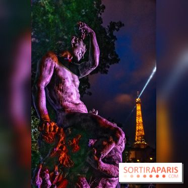 visuel Paris visuel  - palais galliera tour eiffel nuit