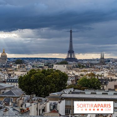 visuel Paris visuel  -  ciel gris - orage 