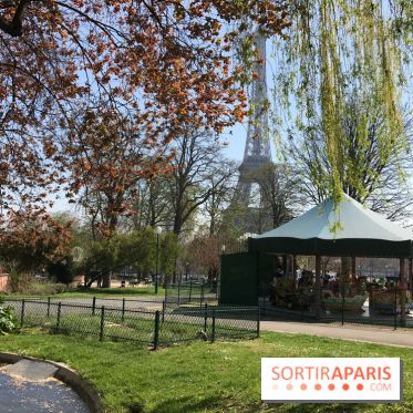Visuel Paris Tour Eiffel, printemps
