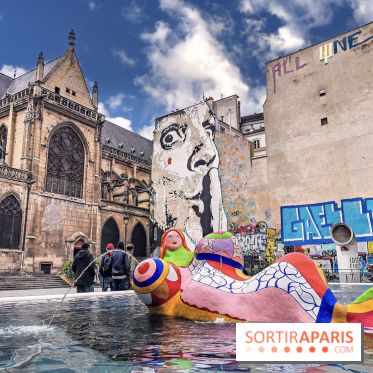 Visuel Paris, fontaine Pompidou Stravinsky