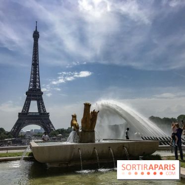 Visuel Paris, tour eiffel fontaine