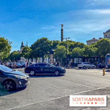 Visuel Paris voitures voitures circulation