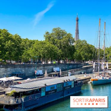 Visuel Paris quai de Seine Tour Eiffel
