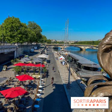 Visuel Paris terrasse quai de Seine