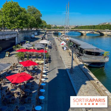 Visuel Paris terrasse quai de Seine